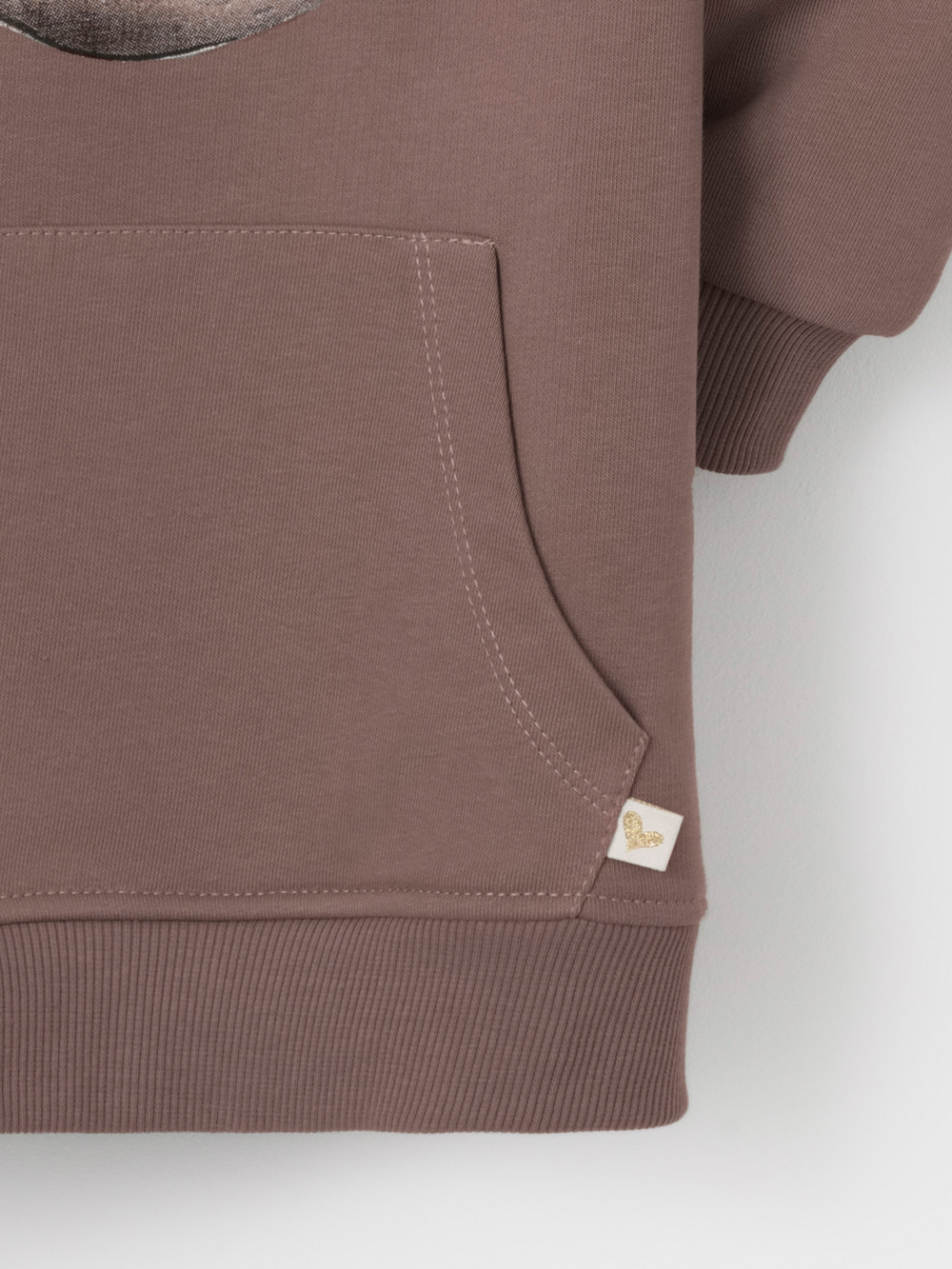 Худи для девочки, артикул: КР 302165, цвет: кофейный, фото 6