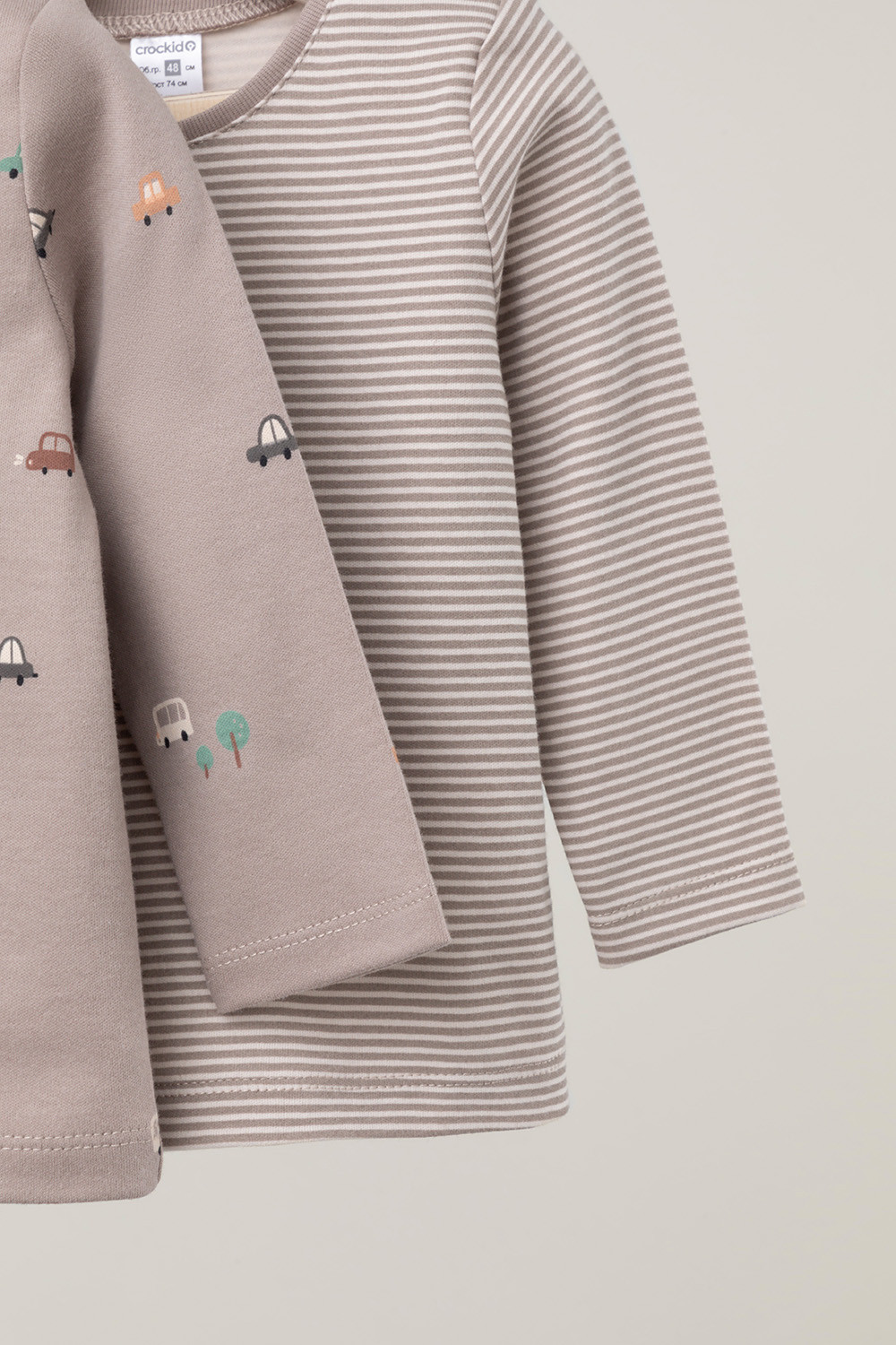 Джемпер для новорожденных, артикул: К 301944-2уп, цвет: коричневый, фото 6