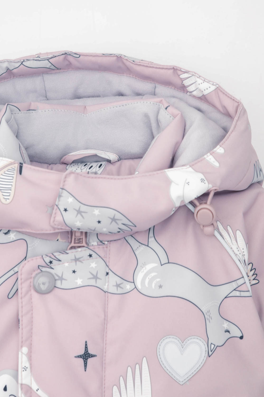 Комбинезоны утепленные для девочки, артикул: ВК 60032/н/30 Ал, цвет: розовый, фото 6