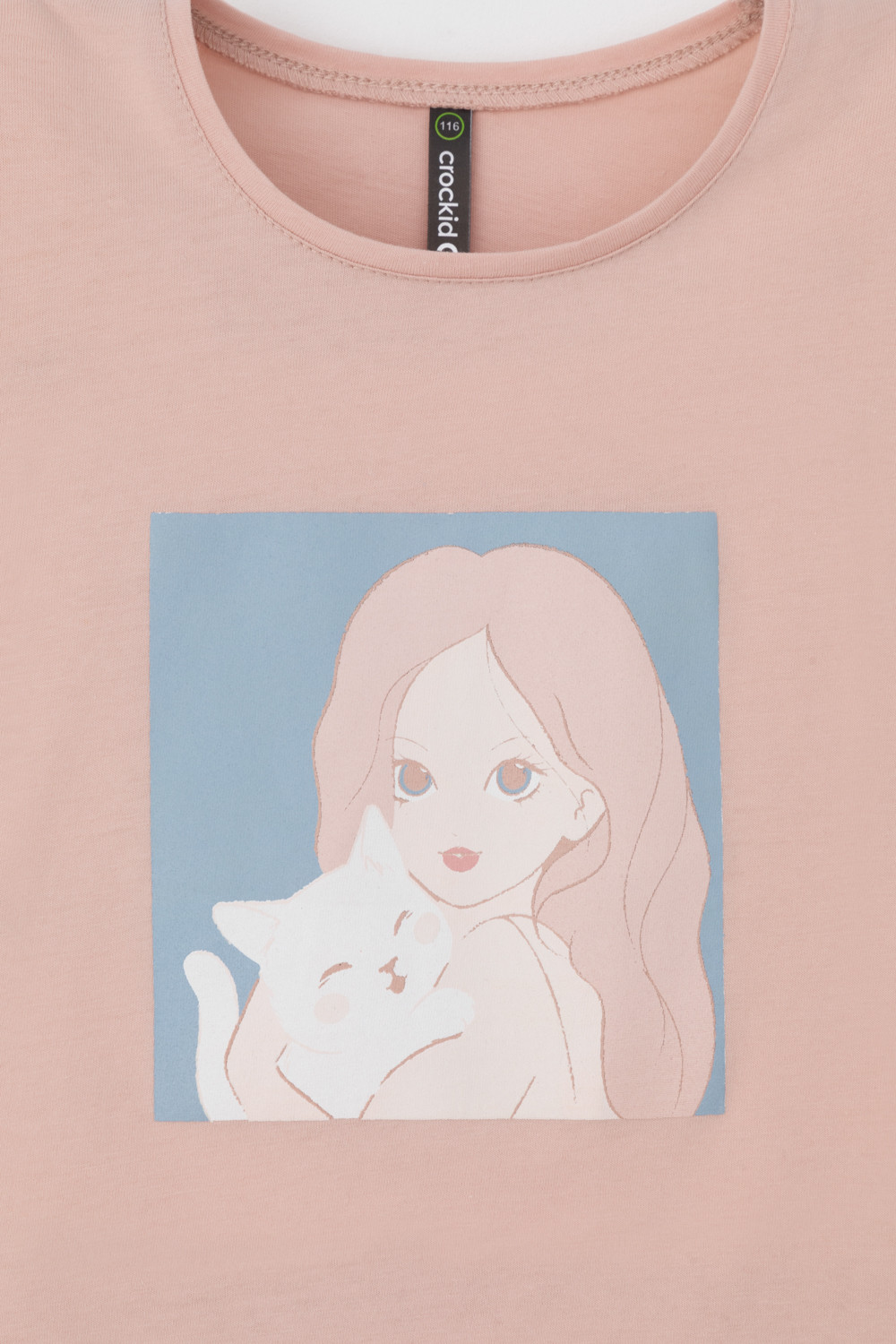 Футболка для девочки, артикул: КР 302726-1, цвет: розовый, фото 6