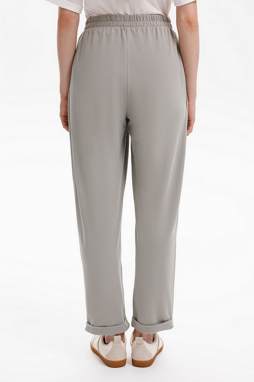 Брюки женские для мам, артикул: ЕВТ 4132, цвет: зеленый, фото 6