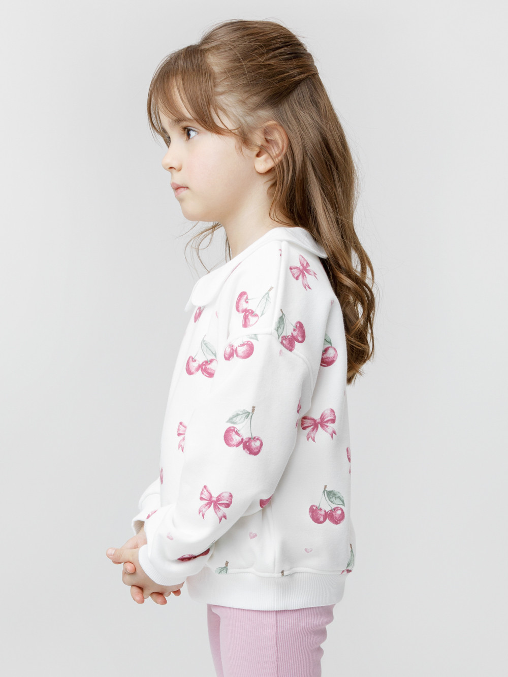Свитшоты для девочки, артикул: КР 302961, цвет: сахар, фото 6