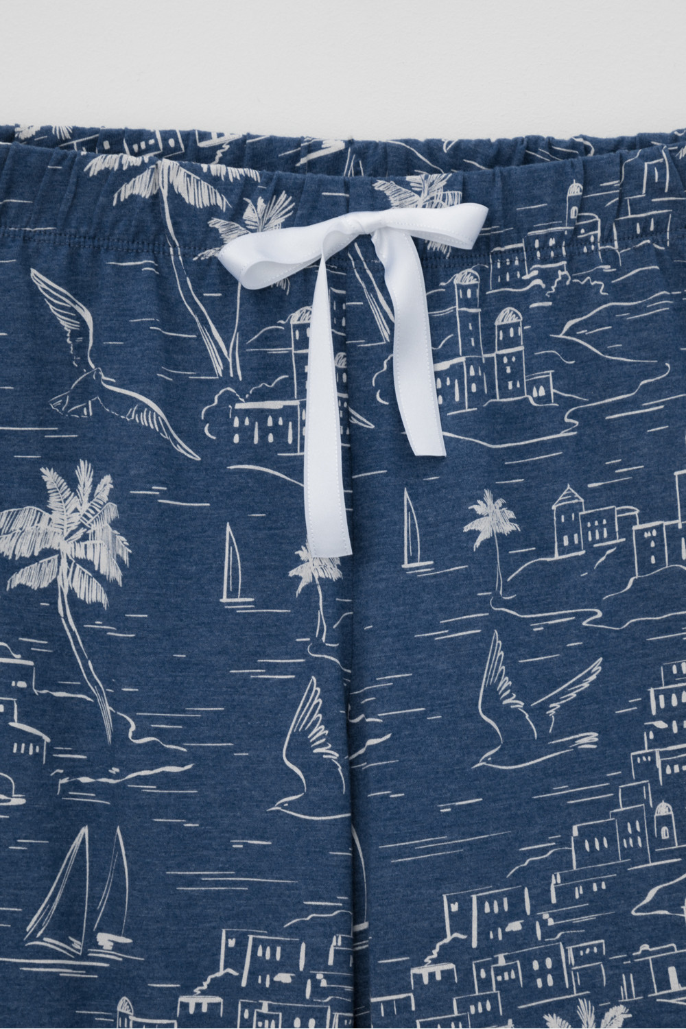 Брюки для дома для мам, артикул: Е 40042, цвет: синий, фото 6