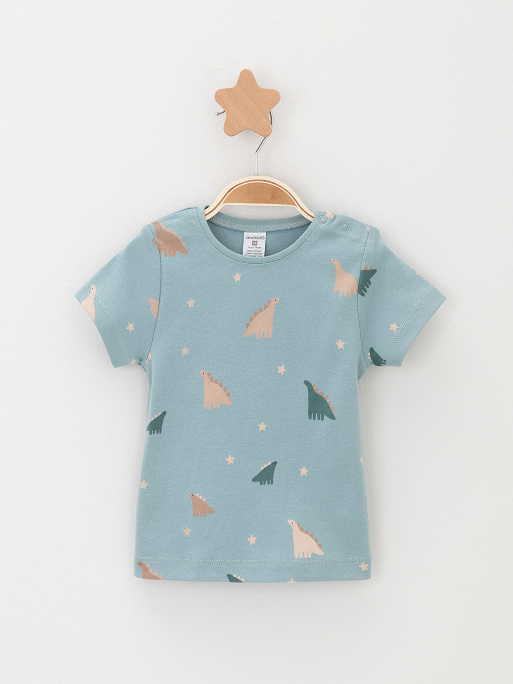 Футболка для новорожденных, артикул: К 301156-2уп, цвет: голубой, фото 6