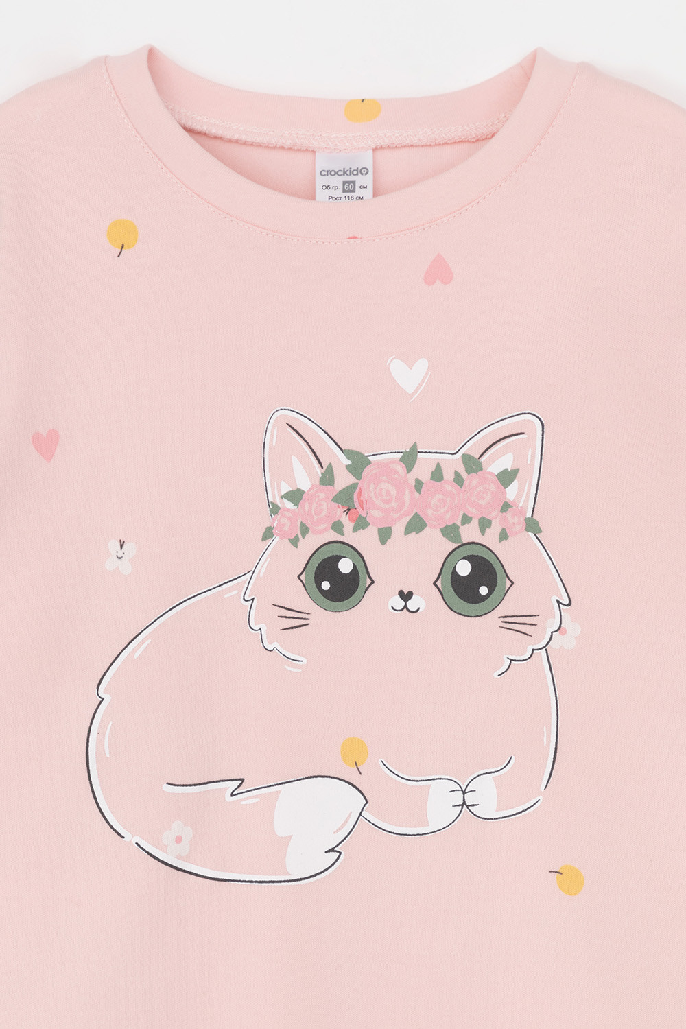 Пижама для девочки, артикул: К 1621, цвет: розовый, фото 6