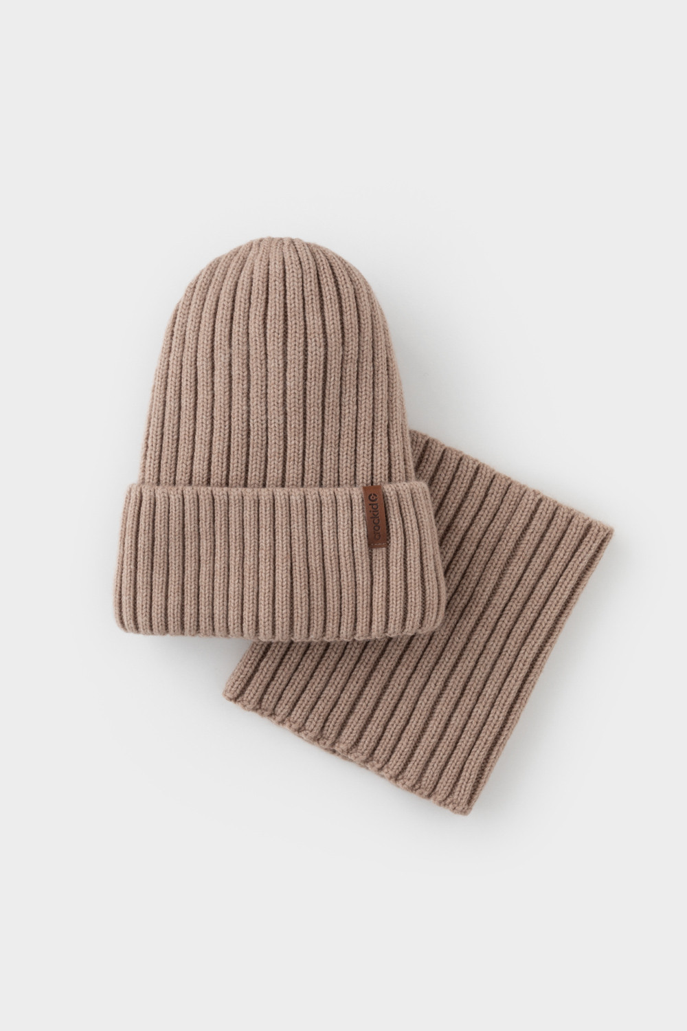 Комплекты вязаные, артикул: КВ 22015/ш, цвет: бежевый, фото 6