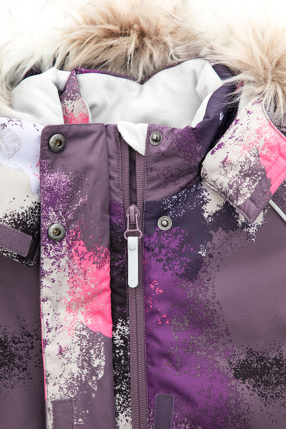 Комбинезоны утепленные для девочки, артикул: ВК 60097/н/3 ГР, цвет: бордовый, фото 6