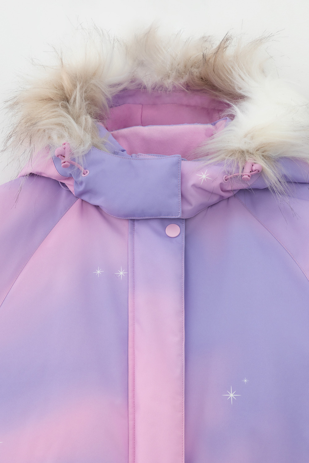 Комбинезоны утепленные для девочки, артикул: ВК 60120/н/4 ГР, цвет: розовый, фото 6