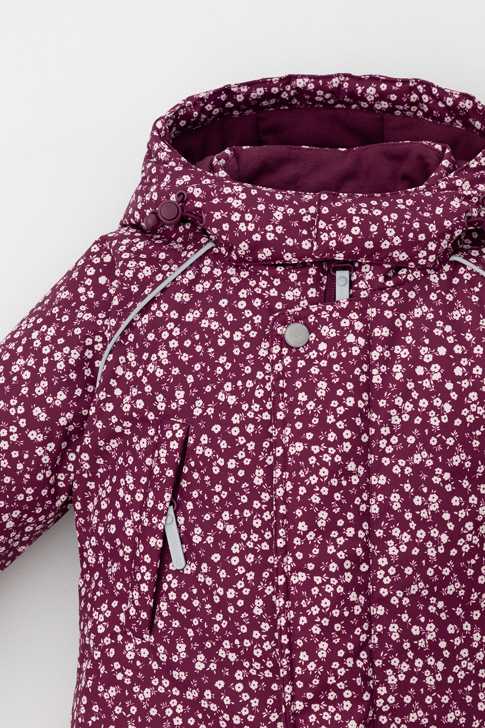 Комбинезоны утепленные для девочки, артикул: ВК 60032/н/45 Ал, цвет: фиолетовый, фото 6