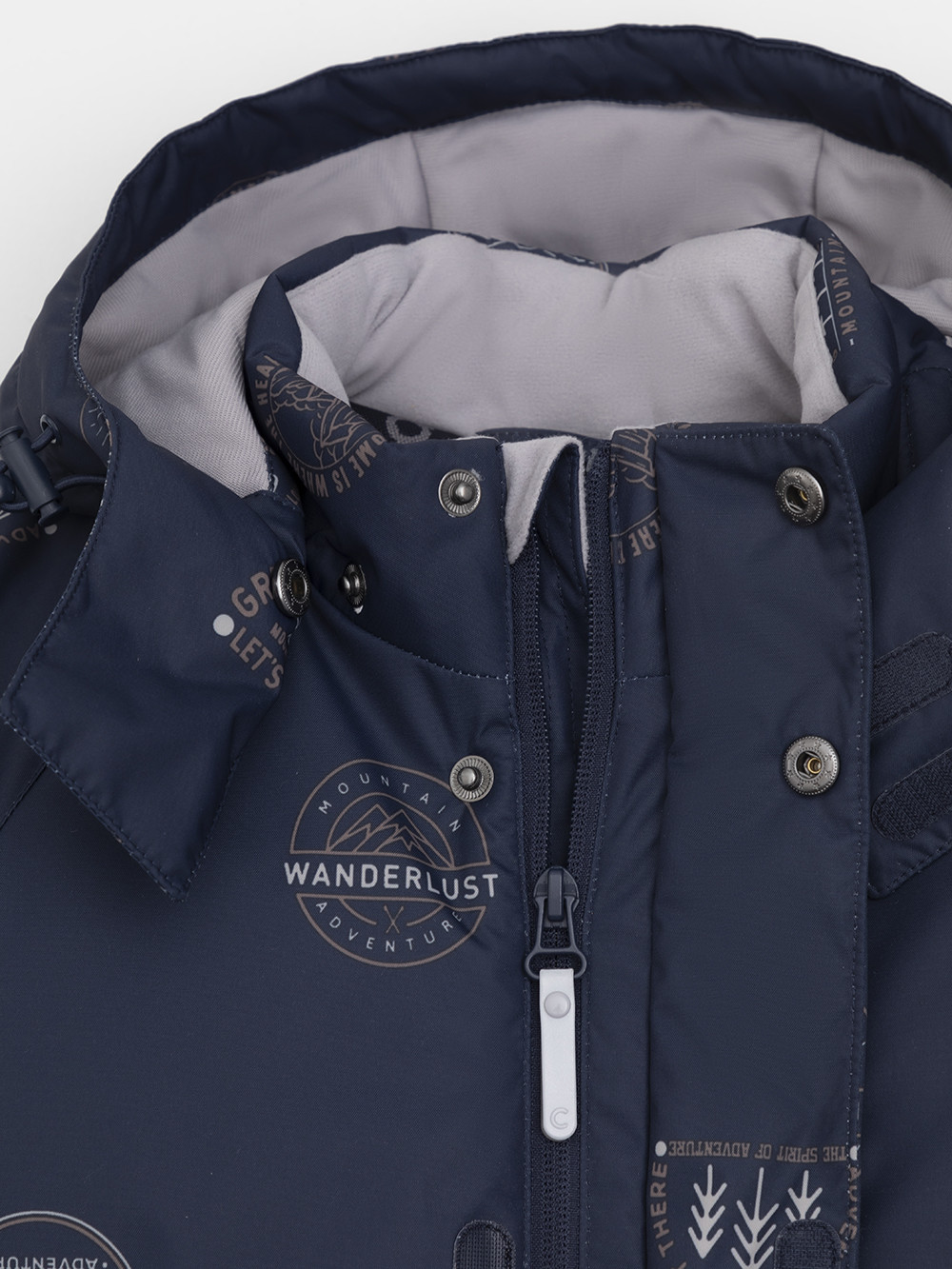 Комбинезоны утепленные для мальчика, артикул: ВК 60127/н/6 УЗГ, цвет: темно-синий, фото 6