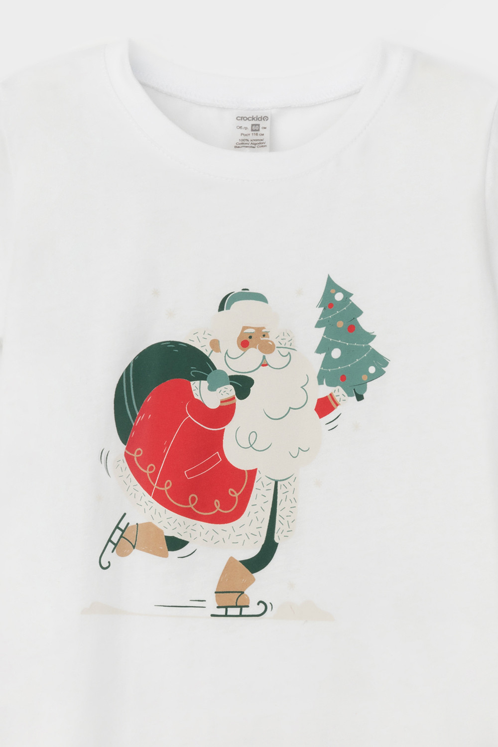 Пижама для девочки, артикул: К 1640, цвет: белый, фото 6