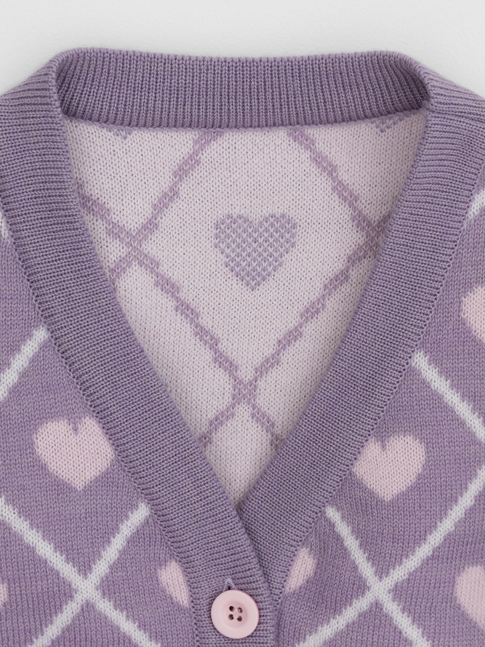 Жакет для девочки, артикул: КВ 30158/ш, цвет: фиолетовый, фото 6