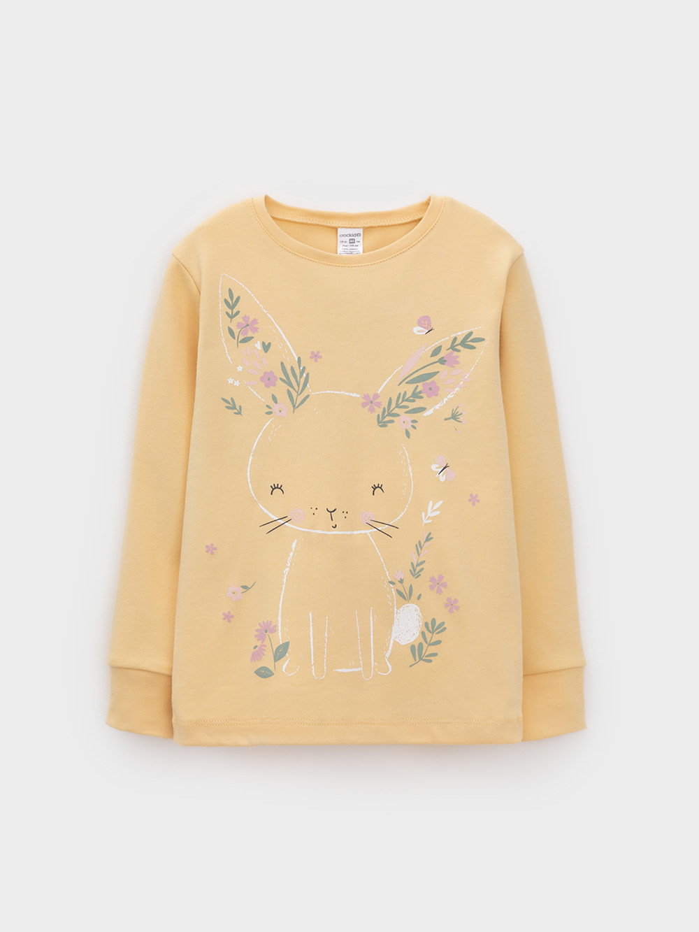 Пижама для девочки, артикул: К 1541, цвет: желтый, фото 6