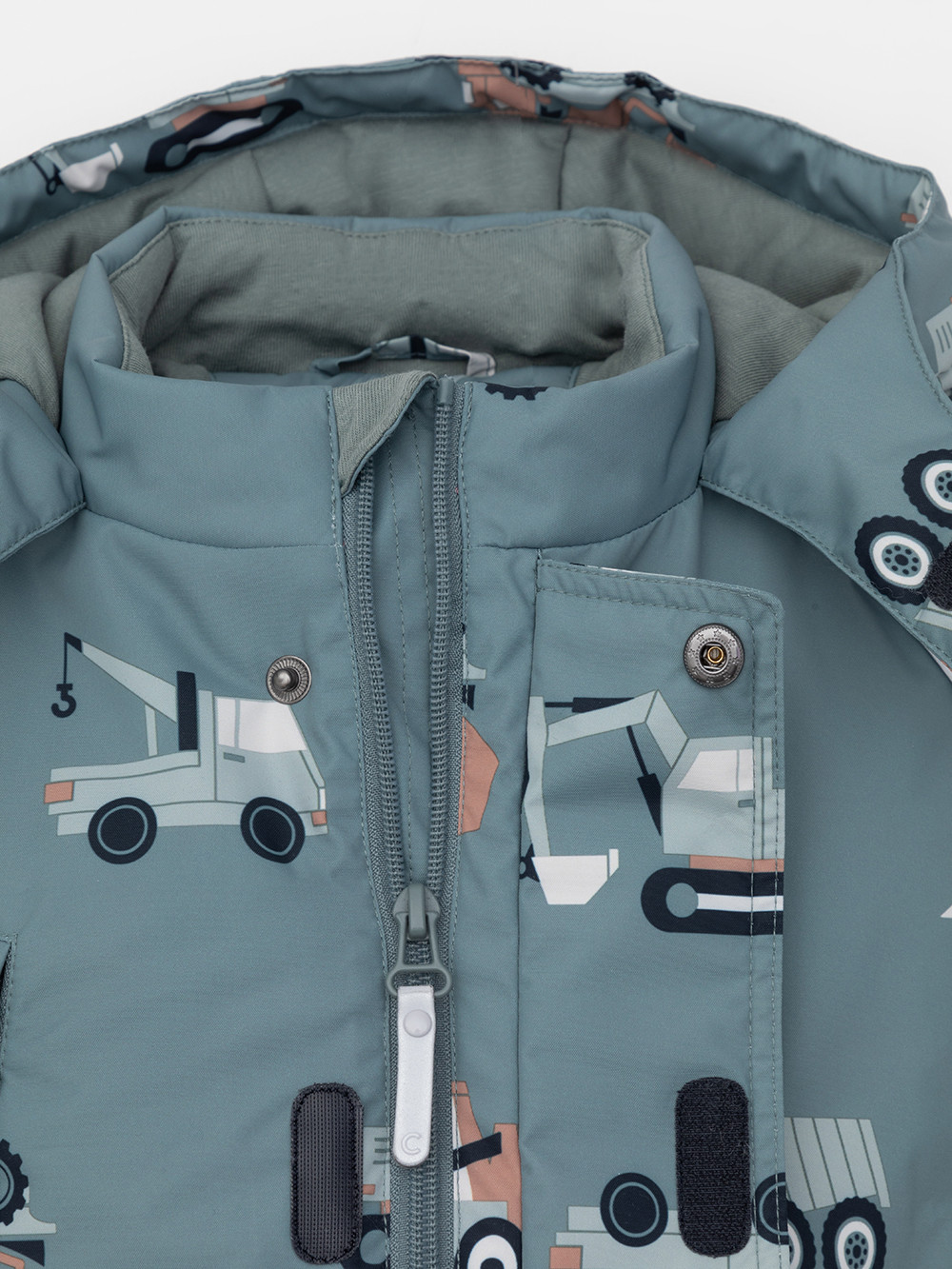 Комбинезоны утепленные для мальчика, артикул: ВК 60032/н/65 Ал, цвет: бирюзовый, фото 6