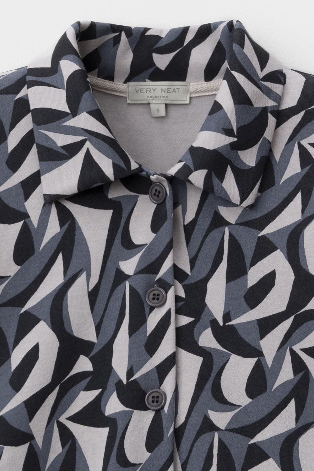 Блузы, рубашки женские для мам, артикул: ЕВТ 3245, цвет: светло-серый5, фото 6