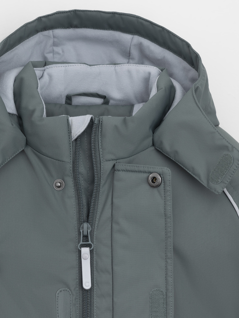 Комбинезоны утепленные для мальчика, артикул: ВК 60032/9 УЗГ, цвет: зеленый, фото 6