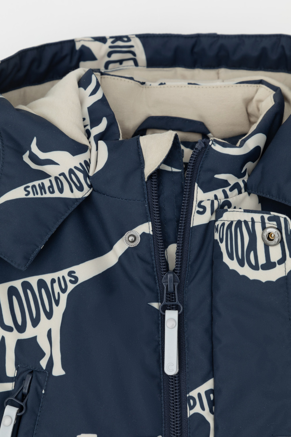 Комбинезоны утепленные для мальчика, артикул: ВК 60085/н/42 ГР, цвет: темно-синий, фото 6