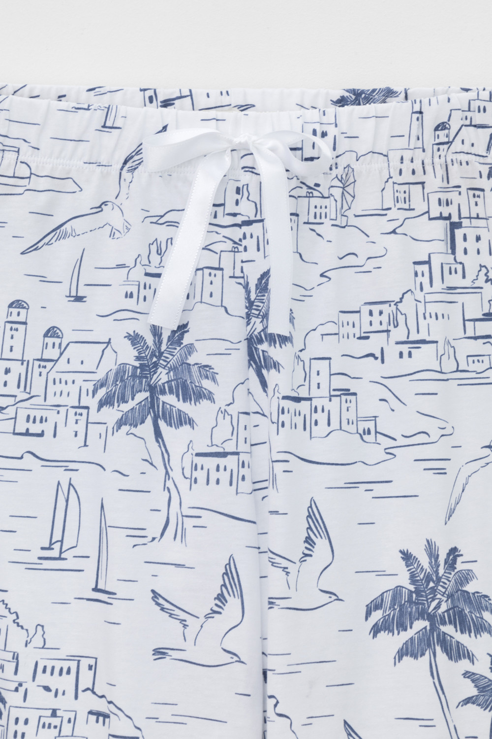 Брюки для дома для мам, артикул: Е 40043, цвет: белый, фото 6