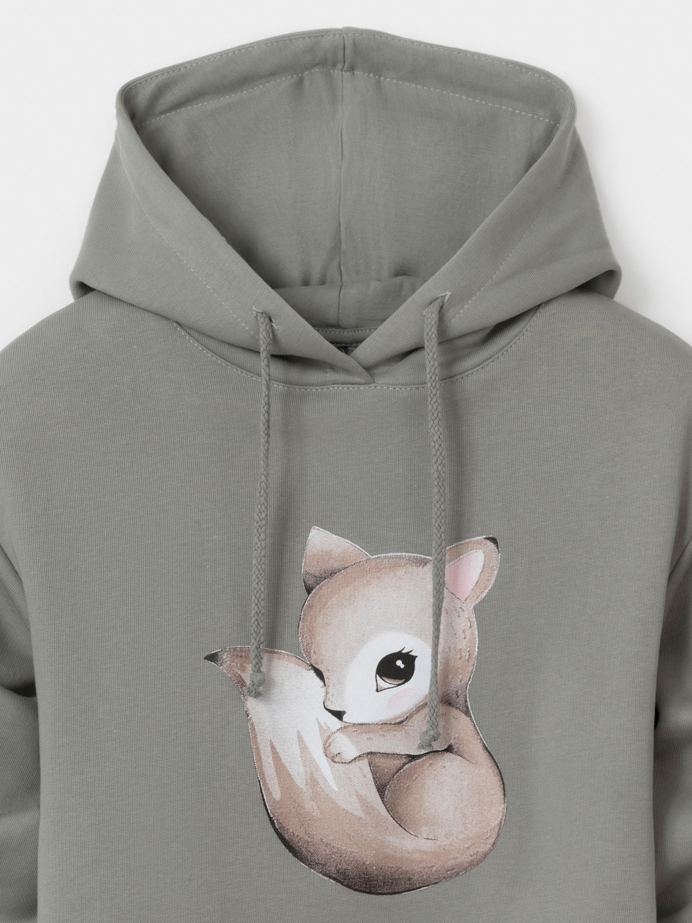 Худи для девочки, артикул: КР 302165, цвет: хаки, фото 6