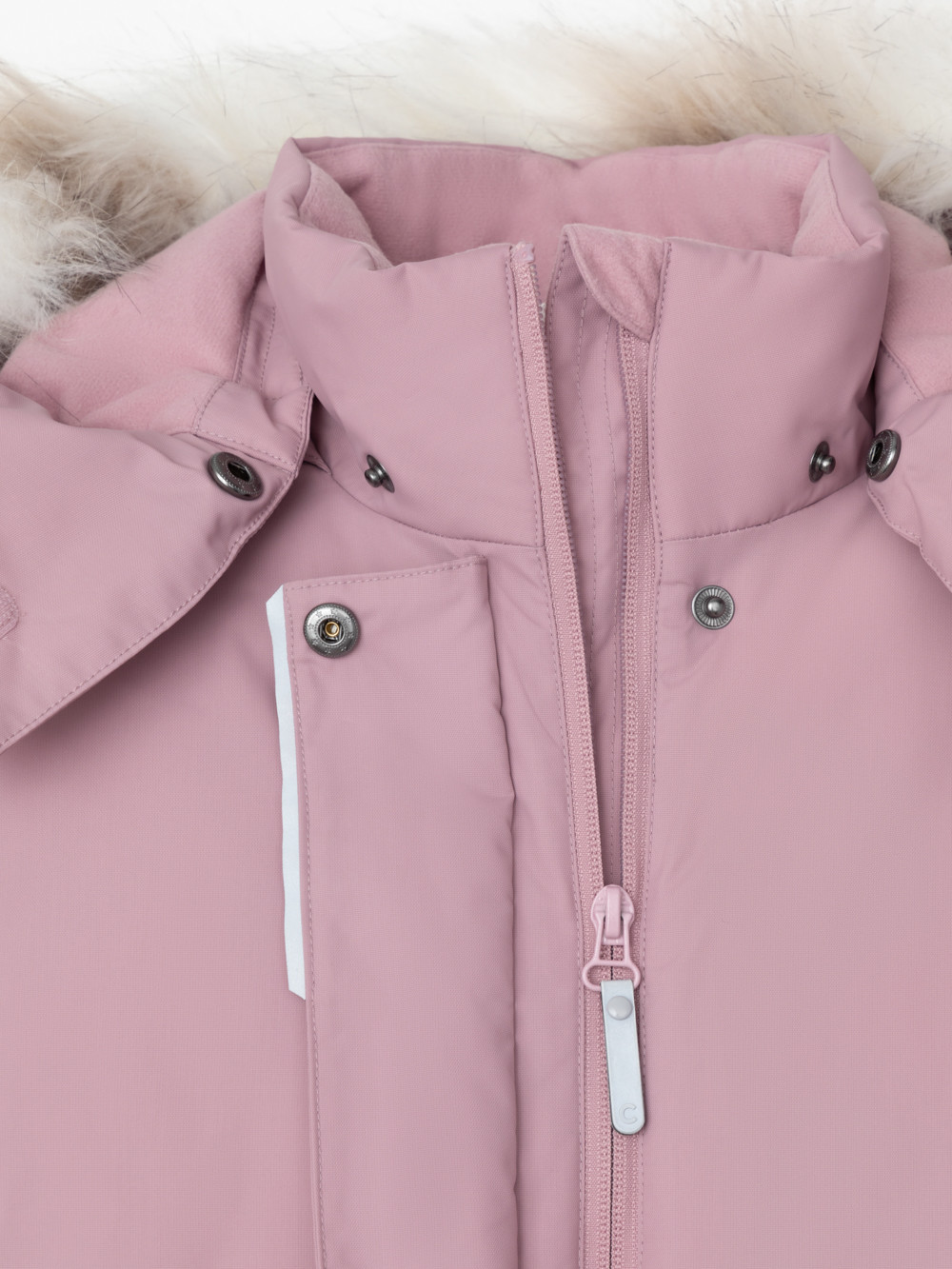 Пальто для девочки, артикул: ВК 38107/10 ГР, цвет: светло-розовый, фото 6