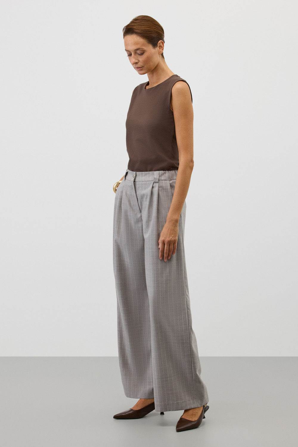 Майки женские для мам, артикул: ЕВТ 3329, цвет: коричневый, фото 6