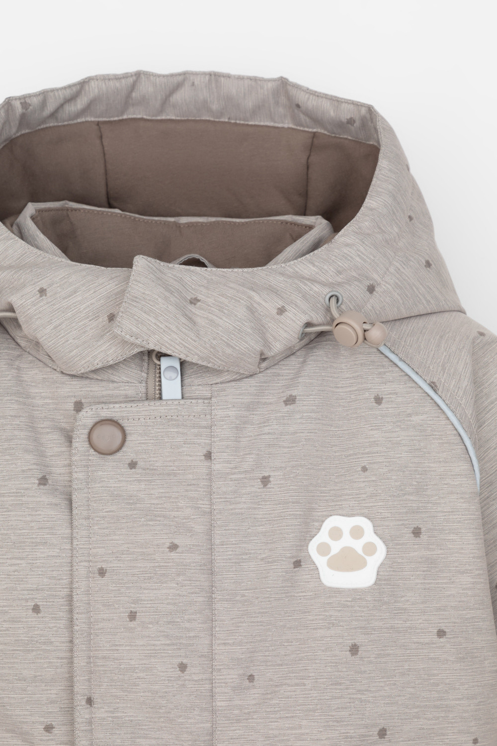 Комбинезоны утепленные для девочки, артикул: ВК 60115/н/2 ГР, цвет: светло-бежевый, фото 6