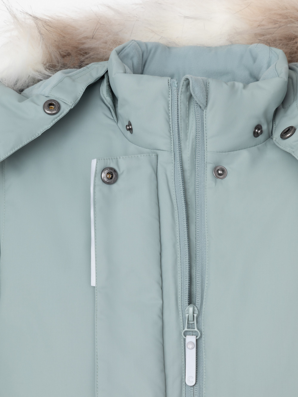 Пальто для девочки, артикул: ВК 38107/11 ГР, цвет: зеленый, фото 6