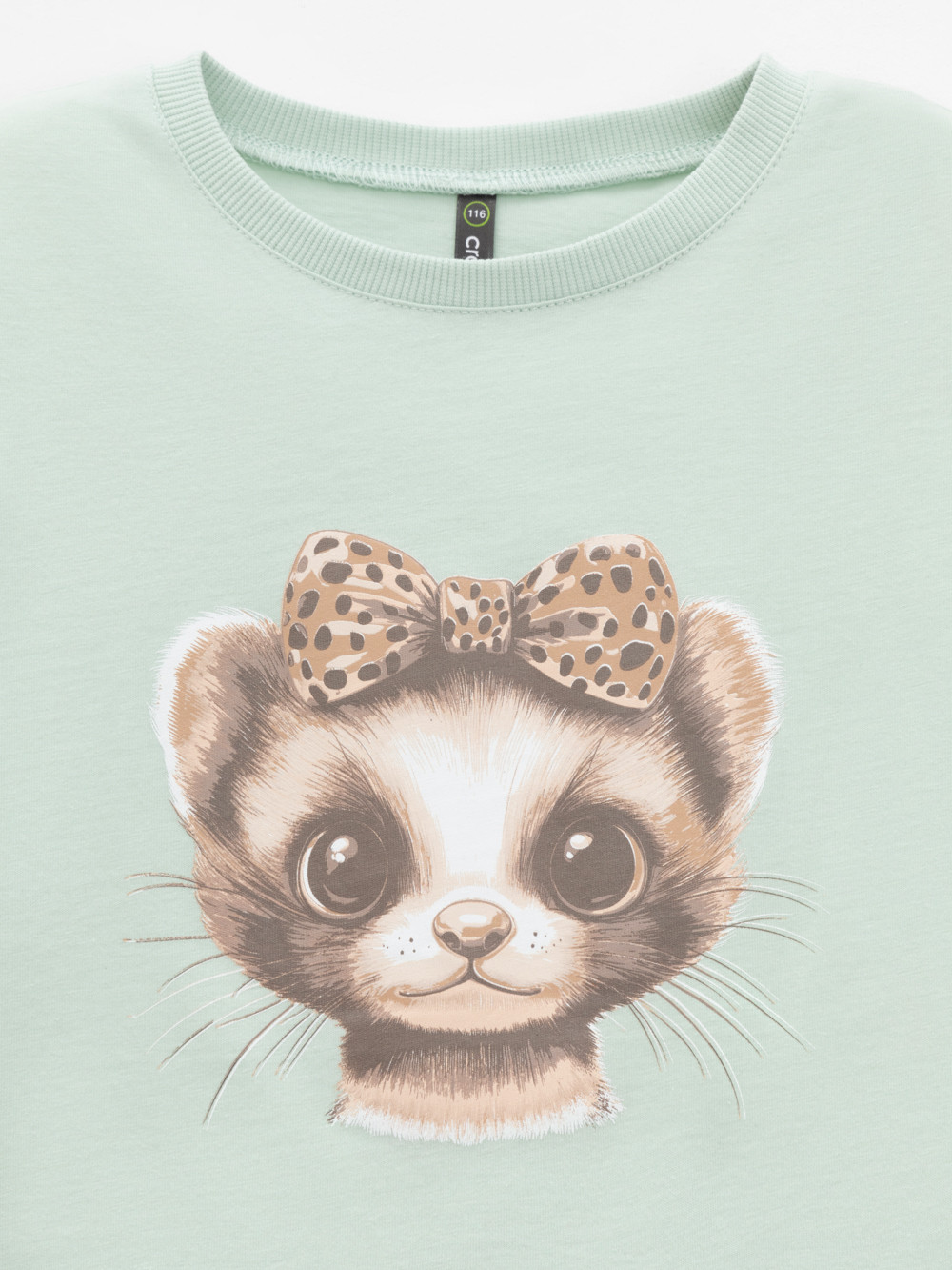 Футболка для девочки, артикул: КР 302906, цвет: зеленый, фото 6