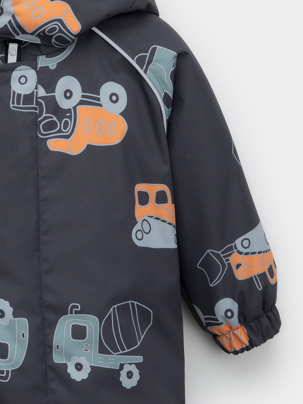 Комбинезоны утепленные для мальчика, артикул: ВК 60085/н/79 Ал, цвет: темно-серый, фото 6