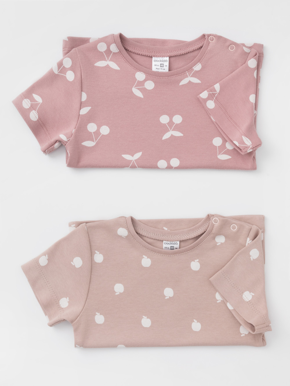 Футболка для новорожденных, артикул: К 301156-2уп, цвет: розовый, фото 6