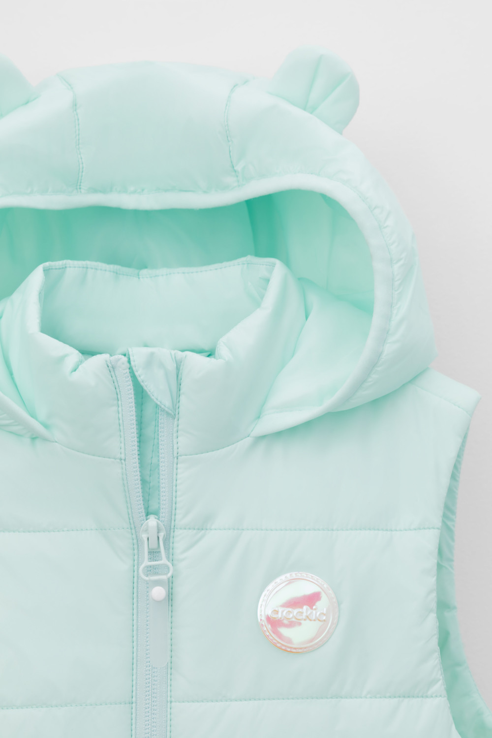 Жилет для девочки, артикул: ВК 35015/3 ГР, цвет: минт, фото 6