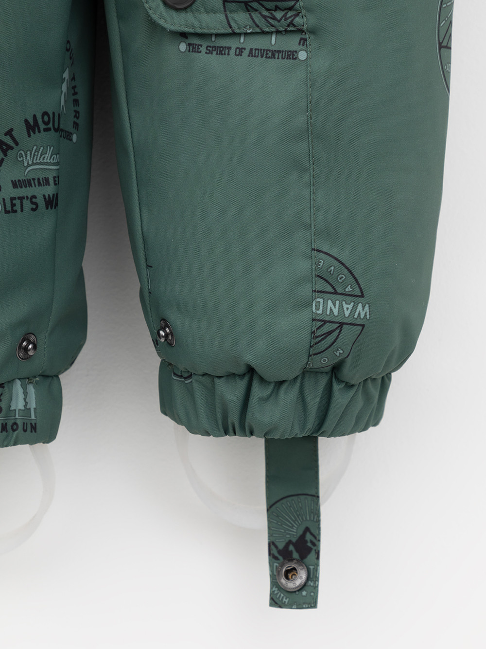 Комбинезоны утепленные для мальчика, артикул: ВК 60116/н/19 Ал, цвет: зеленый, фото 6