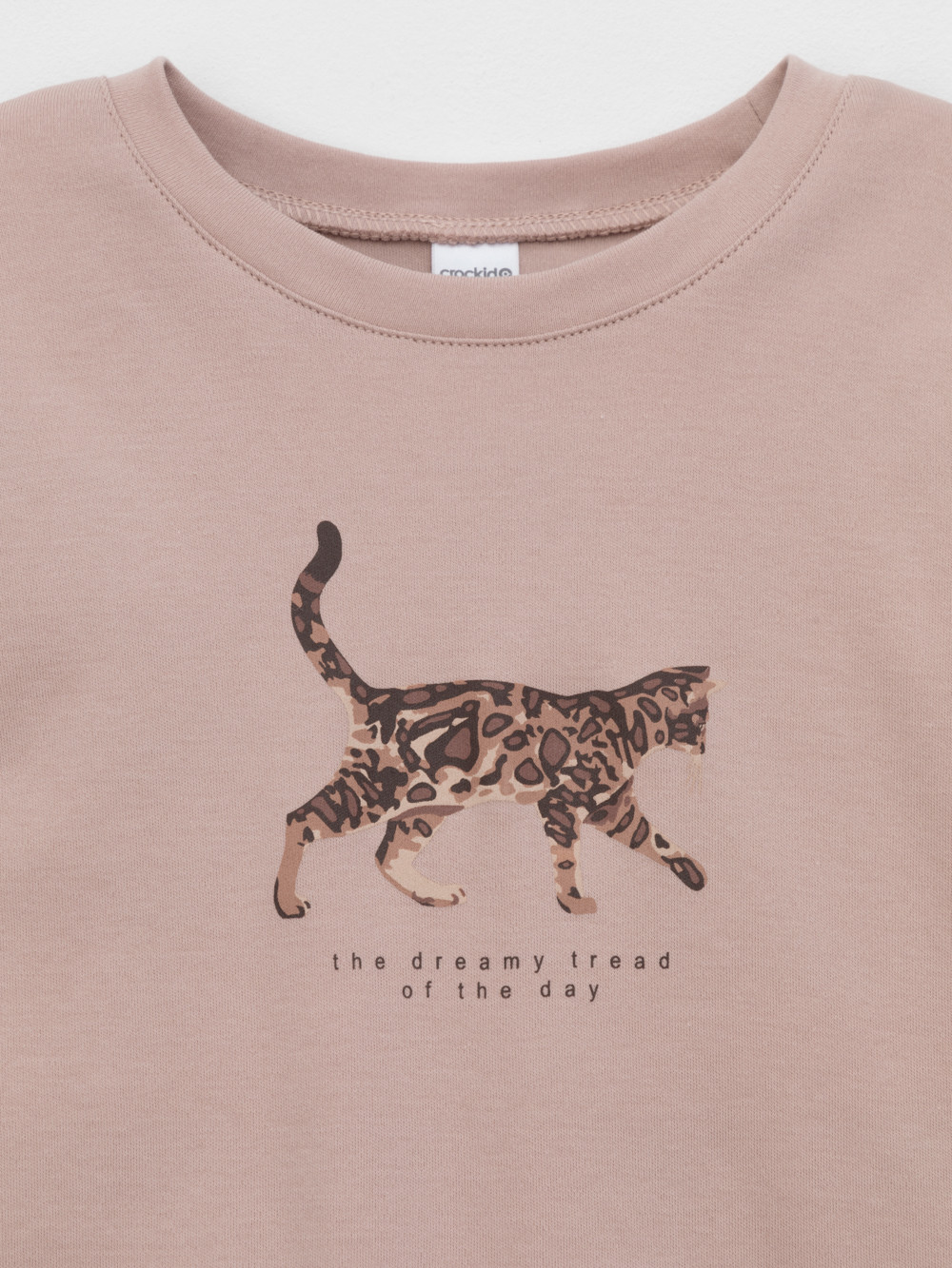 Пижама для девочки, артикул: К 1586/24, цвет: кофейный, фото 2