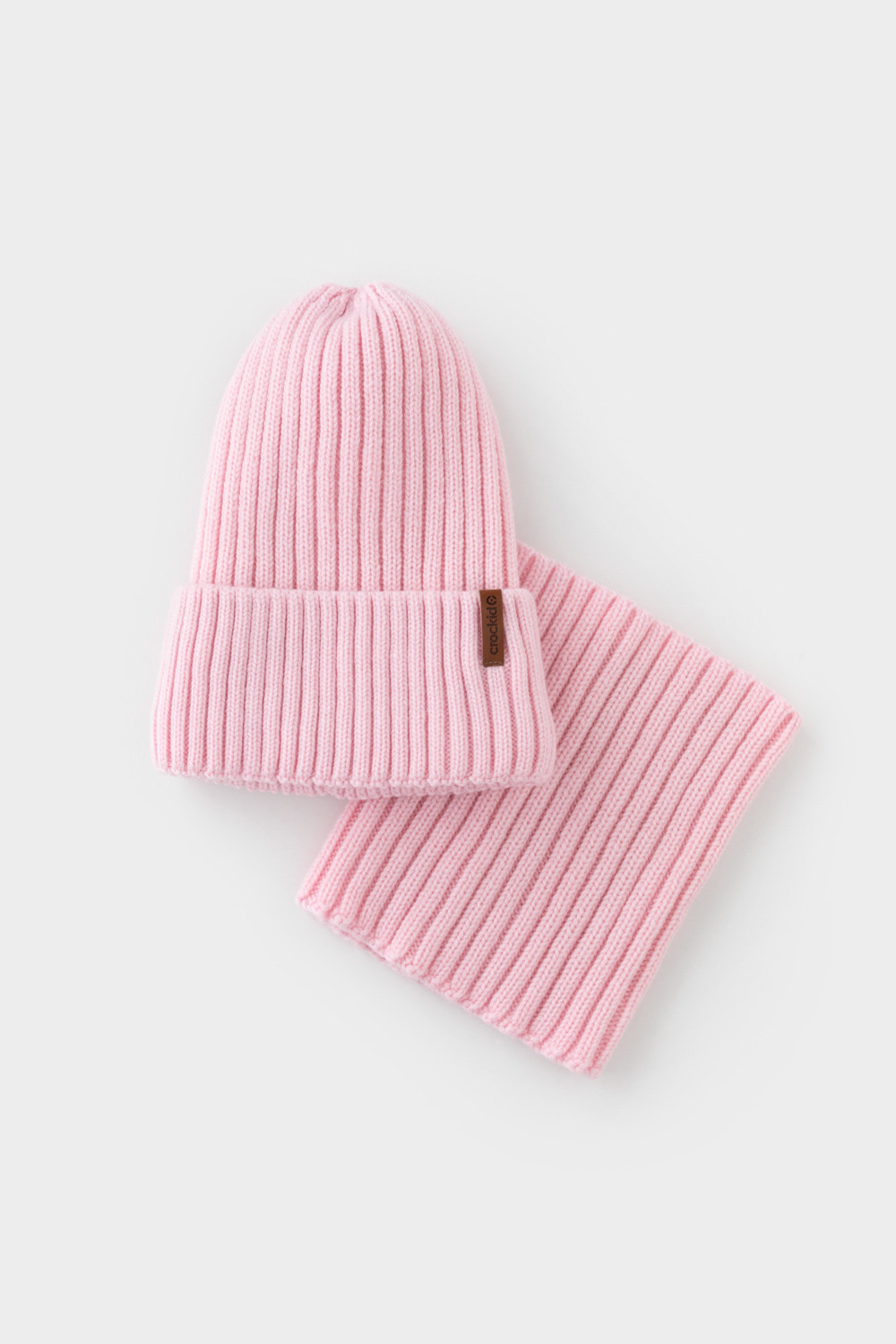 Комплект вязаный для девочки, артикул: КВ 22015/ш, цвет: розовый, фото 6