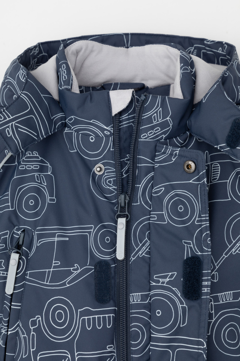 Комбинезоны утепленные для мальчика, артикул: ВК 60085/н/39 Ал, цвет: черный3, фото 6