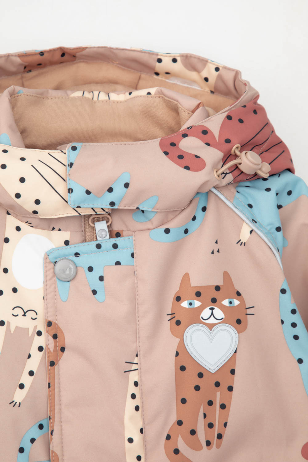 Комбинезоны утепленные для девочки, артикул: ВК 60032/н/27 Ал, цвет: розовый, фото 6