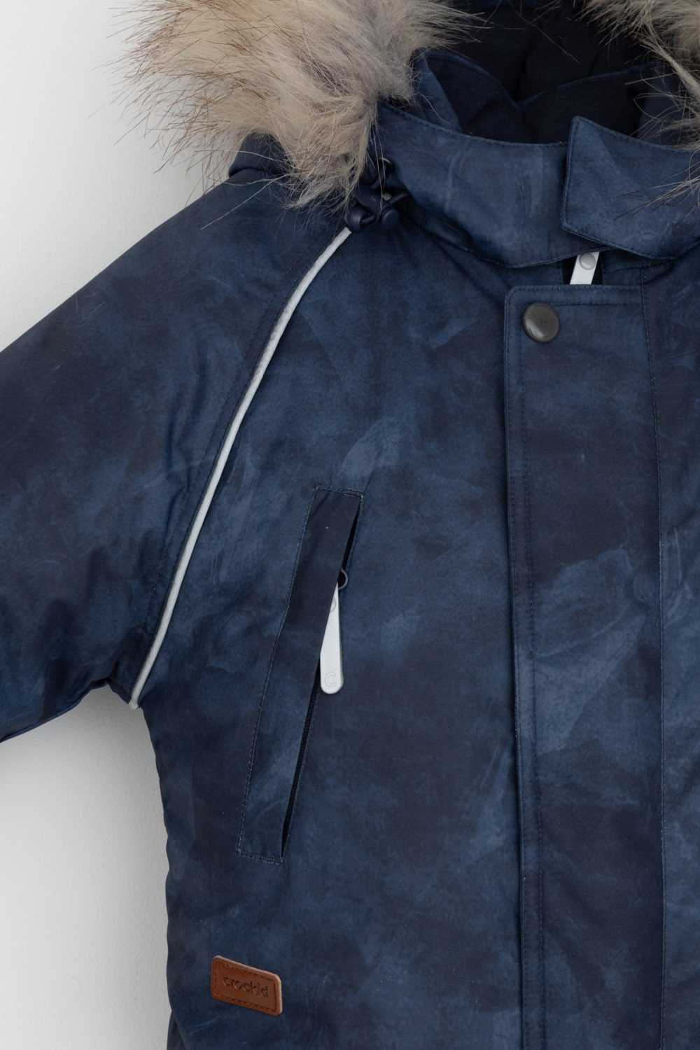 Комбинезоны утепленные для мальчика, артикул: ВК 60116/н/6 ГР, цвет: синий, фото 6