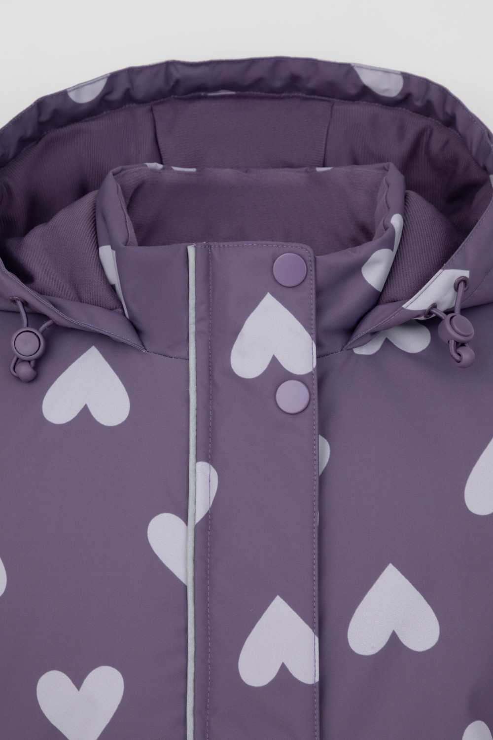 Куртка для девочки, артикул: ВК 38111/н/2 ГР, цвет: фиолетовый, фото 6