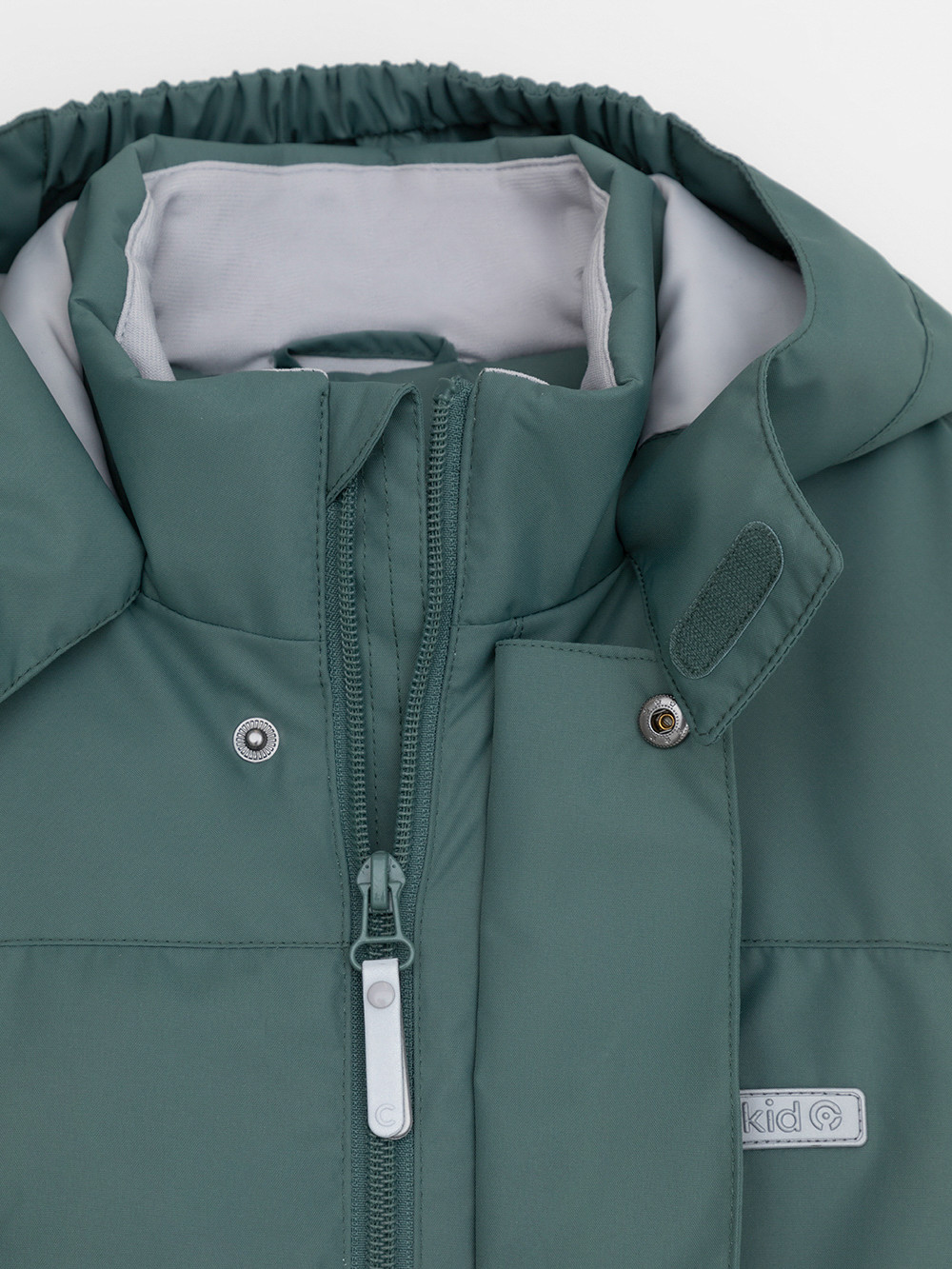 Комбинезоны утепленные для мальчика, артикул: ВК 60109/7 УЗГ, цвет: зеленый, фото 6