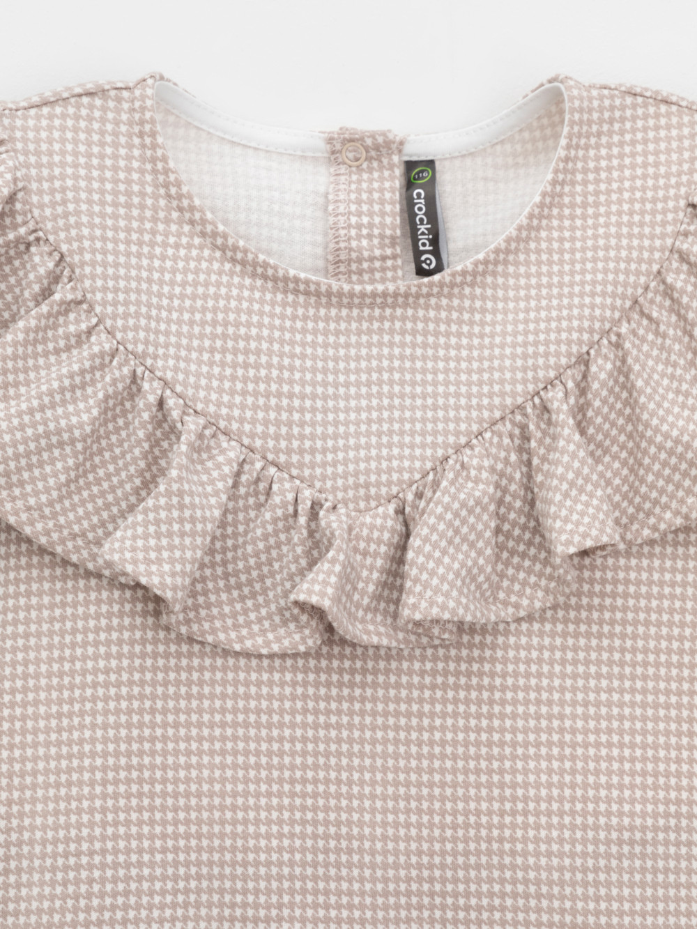 Блузка для девочки, артикул: КР 302177, цвет: бежевый, фото 6