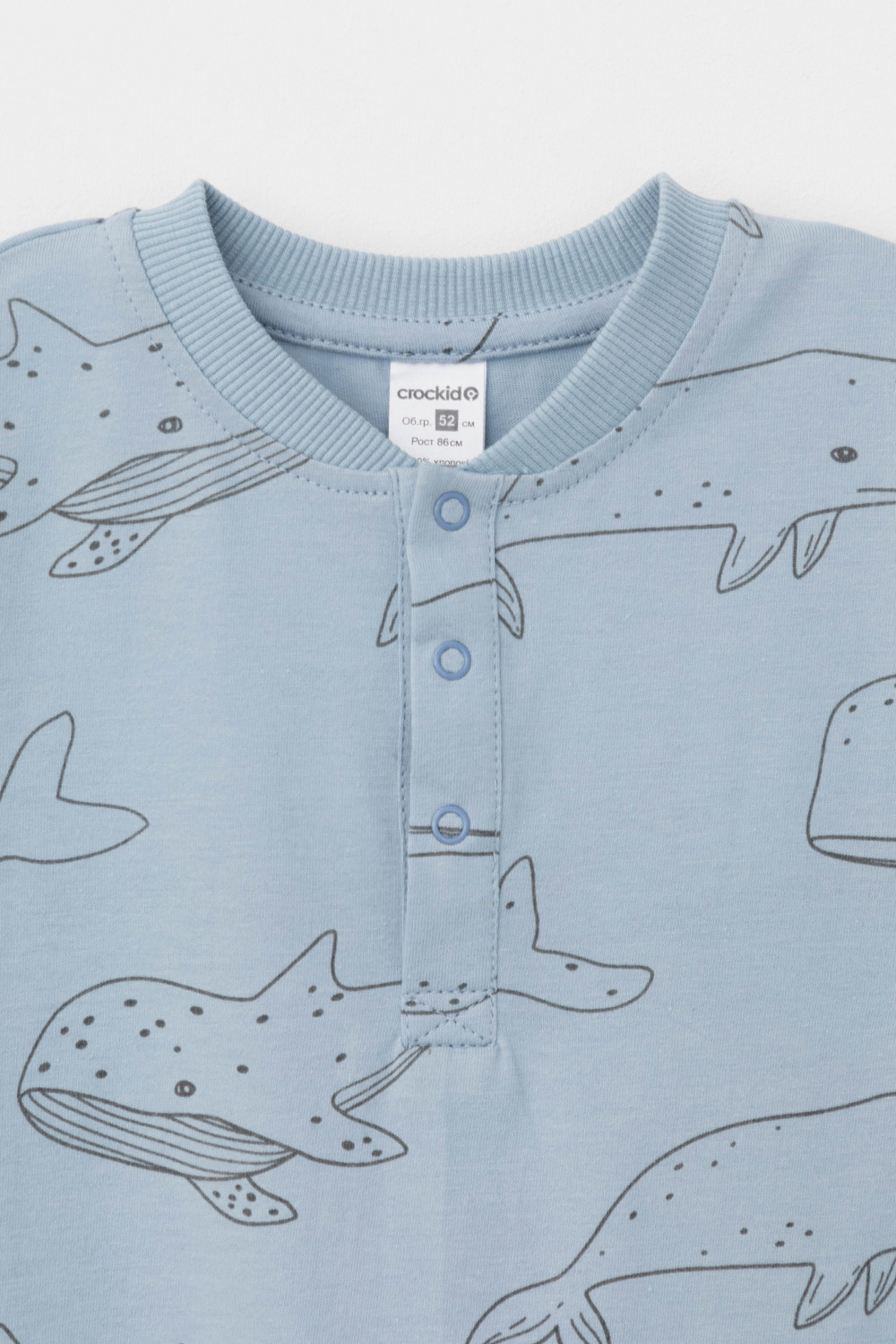 Полукомбинезон для мальчика, артикул: КР 6501, цвет: синий, фото 6