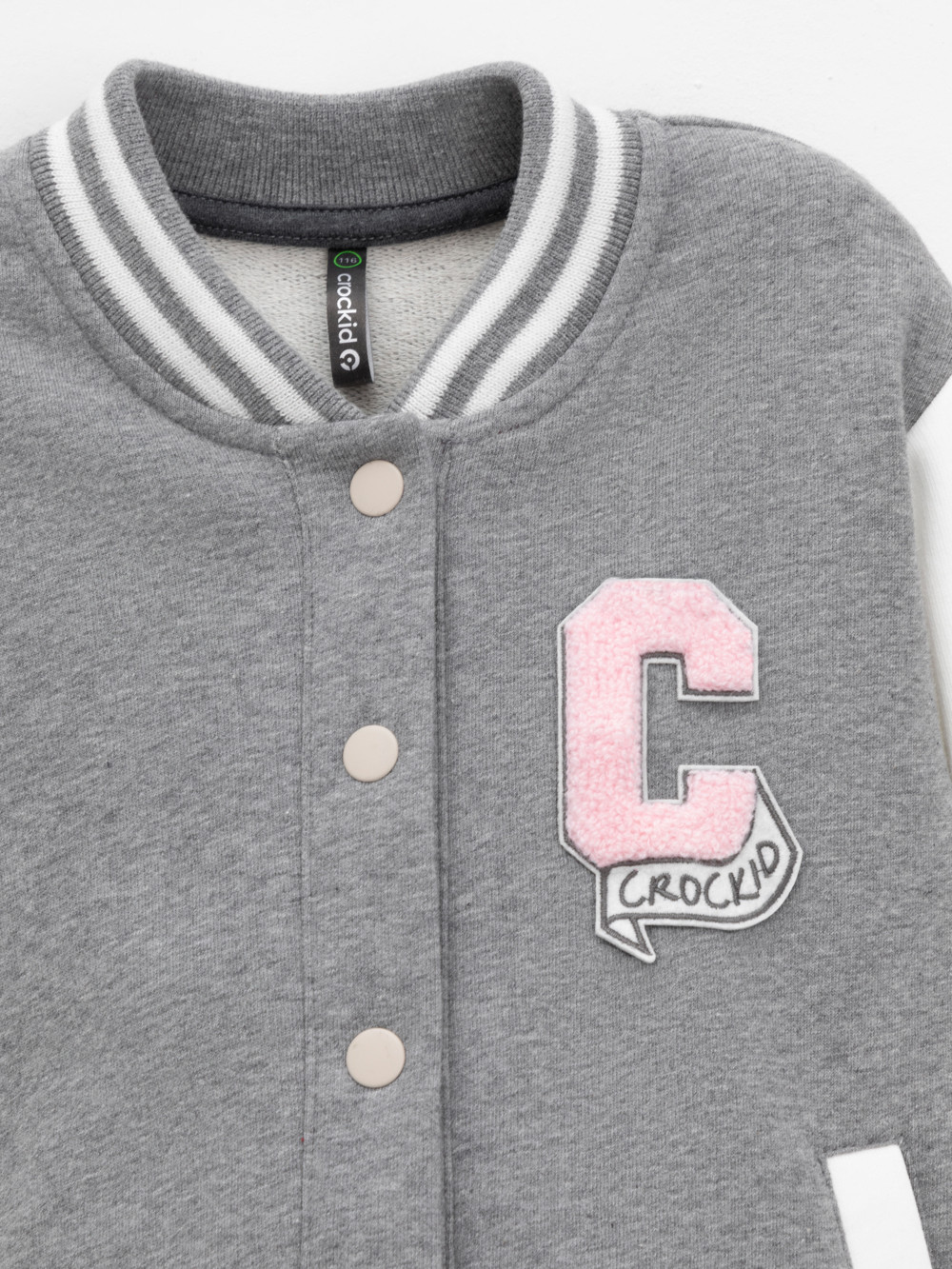 Жакет для девочки, артикул: КР 302833, цвет: серый, фото 6