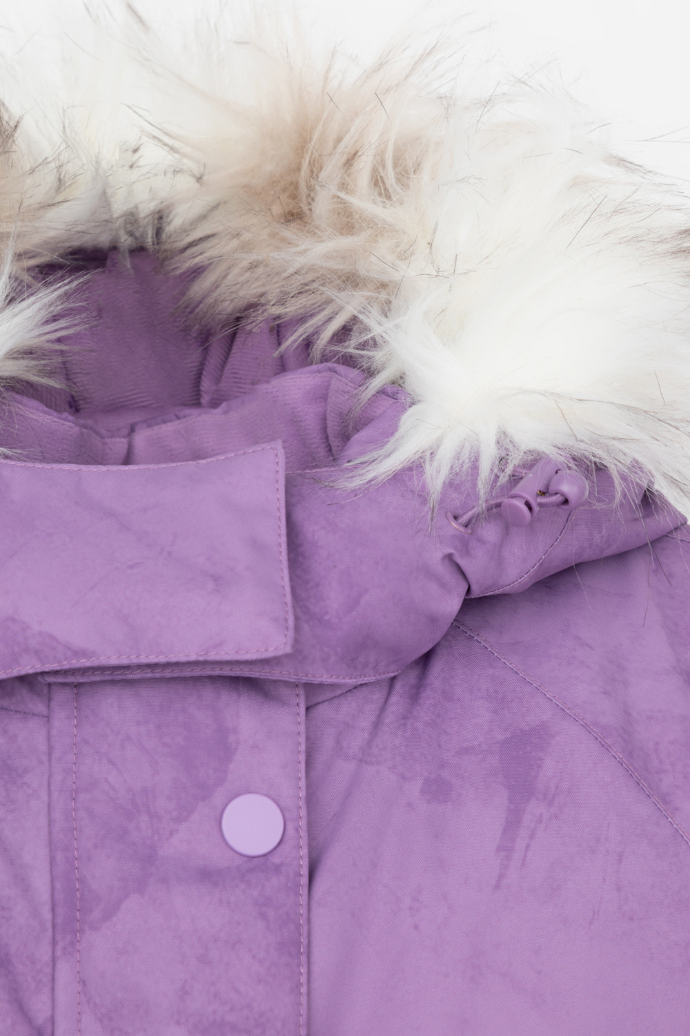 Комбинезоны утепленные для девочки, артикул: ВК 60120/н/6 ГР, цвет: фиолетовый, фото 6