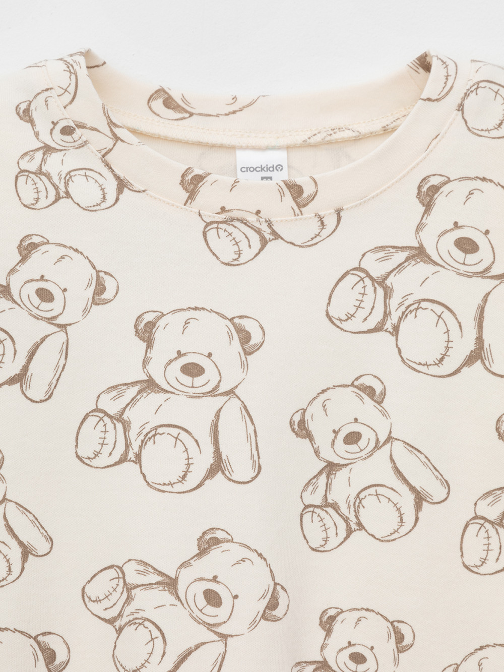 Пижама для девочки, артикул: К 1552, цвет: светло-бежевый, фото 6