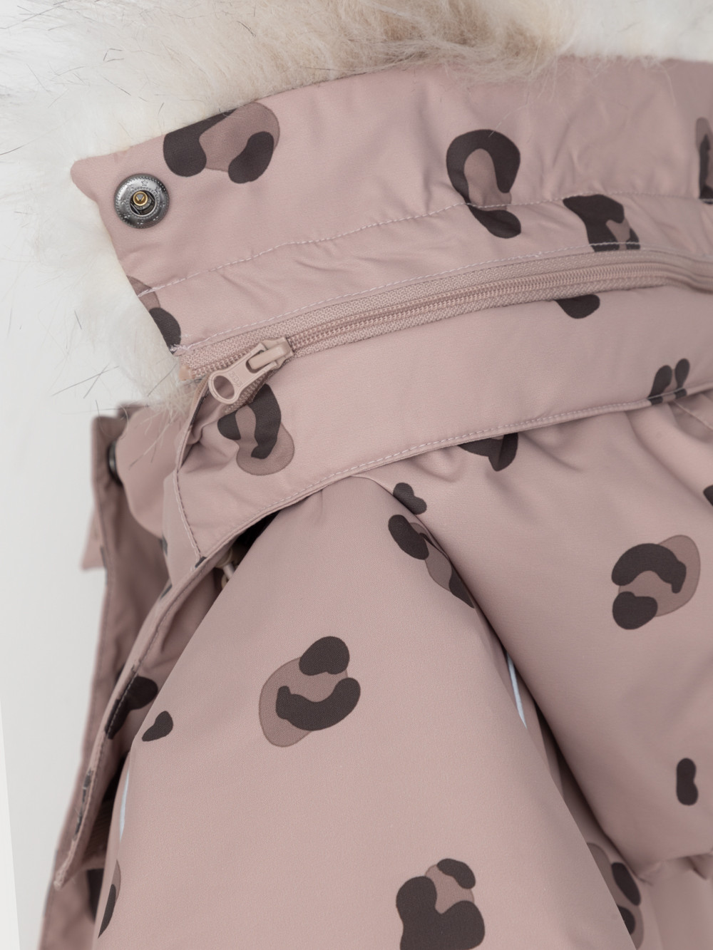 Комбинезоны утепленные для девочки, артикул: ВК 60098/н/12 ГР, цвет: кофейный, фото 6