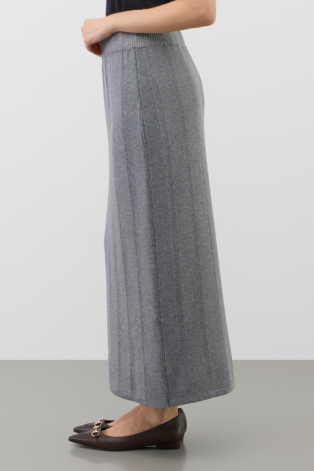 Юбки женские для мам, артикул: ЕВ 751/ш, цвет: серый, фото 6