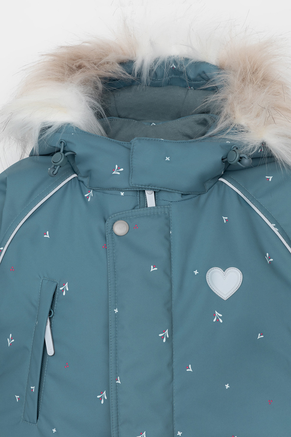 Комбинезоны утепленные для девочки, артикул: ВК 60116/н/3 Ал, цвет: зеленый, фото 6