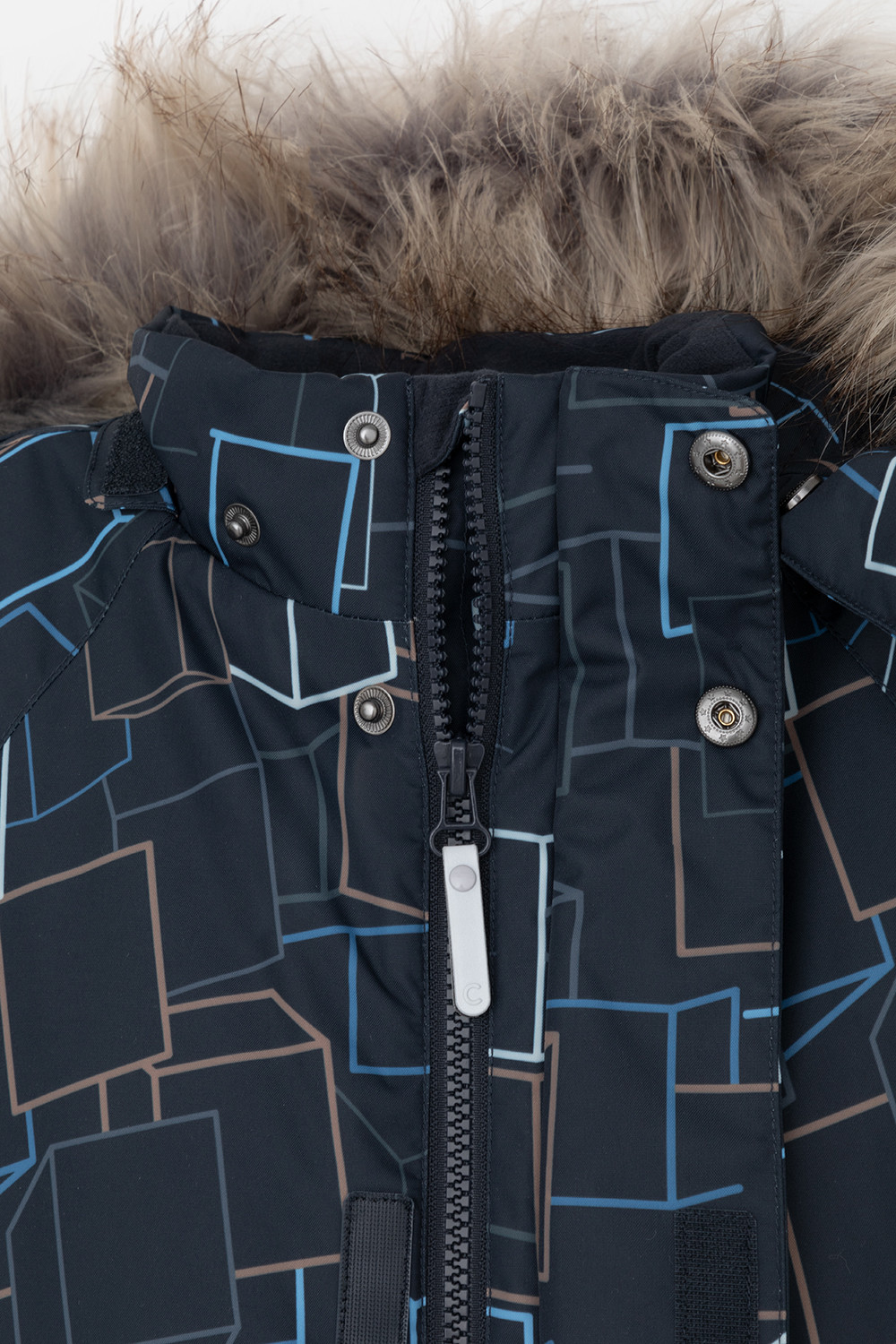 Комбинезоны утепленные для мальчика, артикул: ВК 60120/н/9 ГР, цвет: темно-синий, фото 6