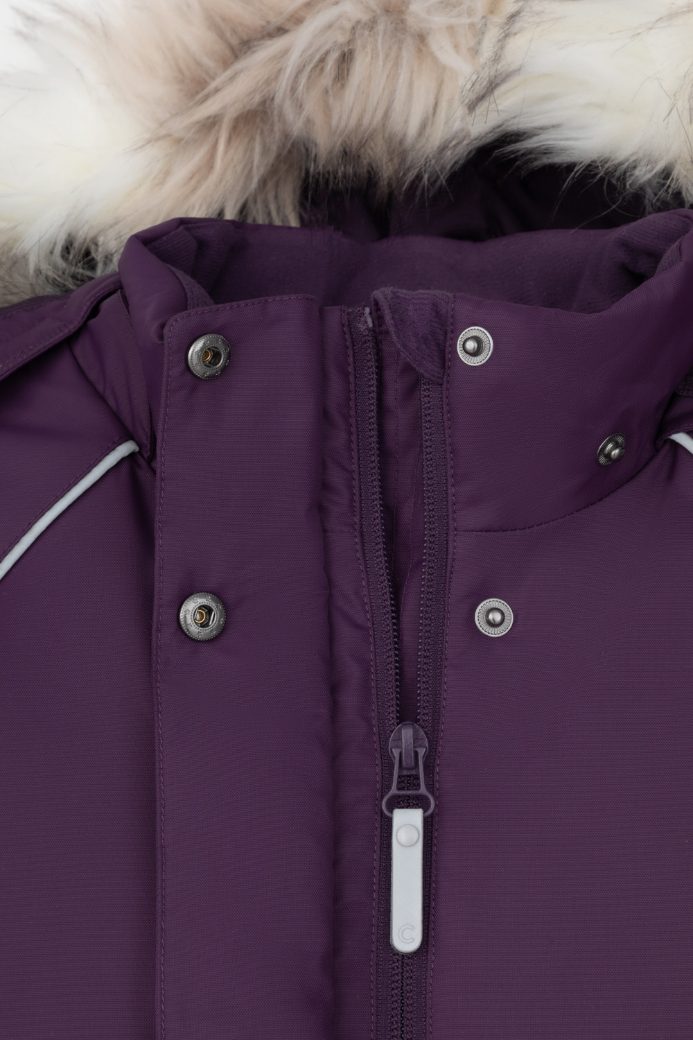 Комбинезоны утепленные для девочки, артикул: ВК 60102/6 ГР (122-158), цвет: фиолетовый, фото 6