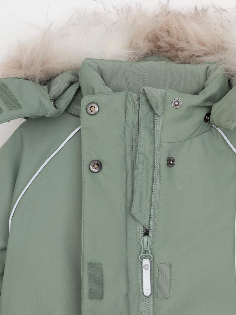 Комбинезоны утепленные для девочки, артикул: ВК 60102/9 ГР (128-158), цвет: зеленый, фото 6